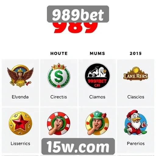 Comparativa entre jogos disponíveis na 989bet